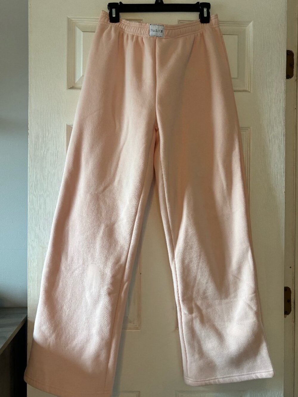 Parke Fleece Boxer Sweatpants in Peony